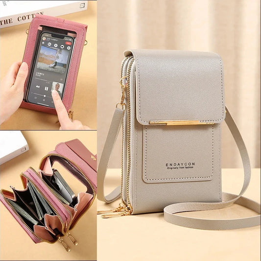 Touch Screen Cell Phone Crossbody Shoulder Bag