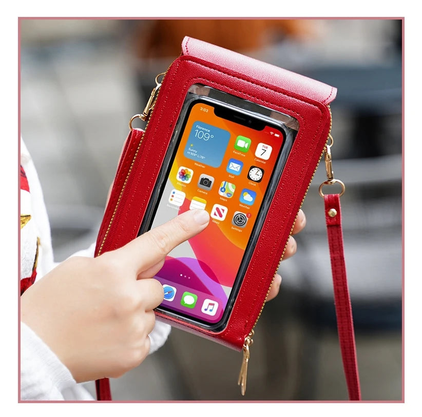 Touch Screen Cell Phone Crossbody Shoulder Bag